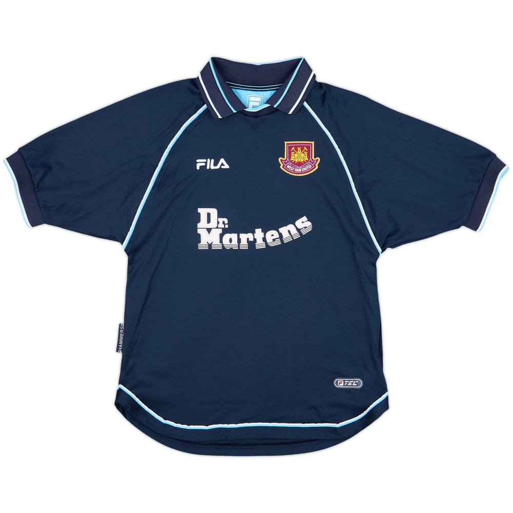 1999-01 West Ham Third Shirt - 8/10 - (XL.Boys)