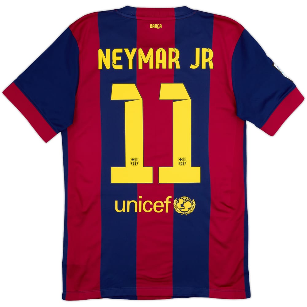 2014-15 Barcelona Home Shirt Neymar Jr #11 - 8/10 - (S)