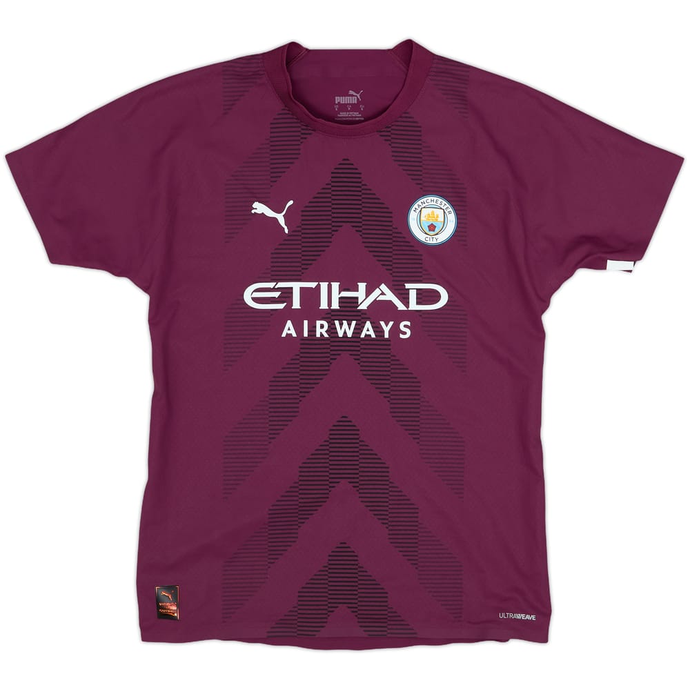 2022-23 Manchester City Player Issue GK Shirt - 8/10 - (Women's L)