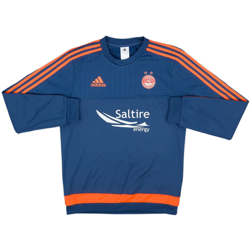 2015-16 Aberdeen adidas Sweat Top - 7/10 - (S)