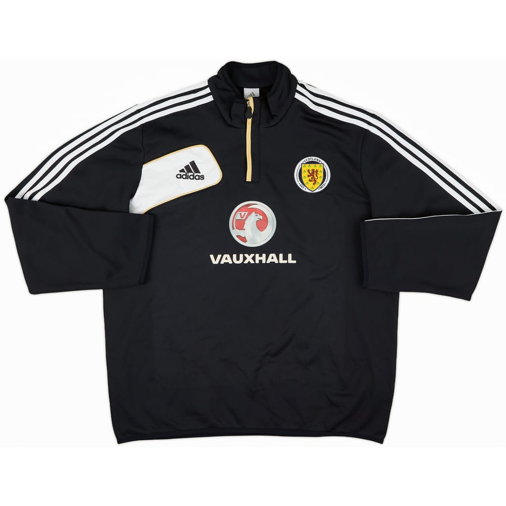 2011-12 Scotland adidas 1/4 Zip Drill Top - 8/10 - (XL)