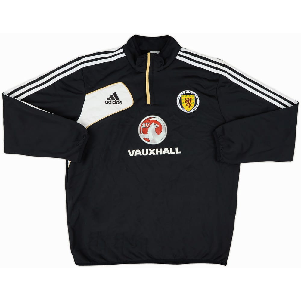 2011-12 Scotland adidas 1/4 Zip Drill Top - 7/10 - (L/XL)
