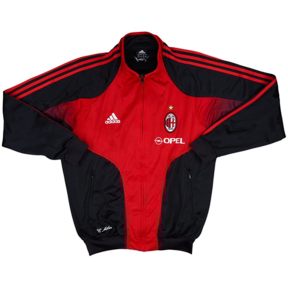 2004-05 AC Milan adidas Track Jacket - 8/10 - (L)