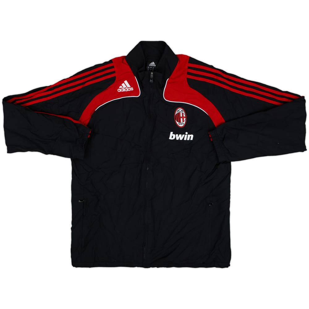 2008-09 AC Milan adidas Track Jacket - 8/10 - (L)