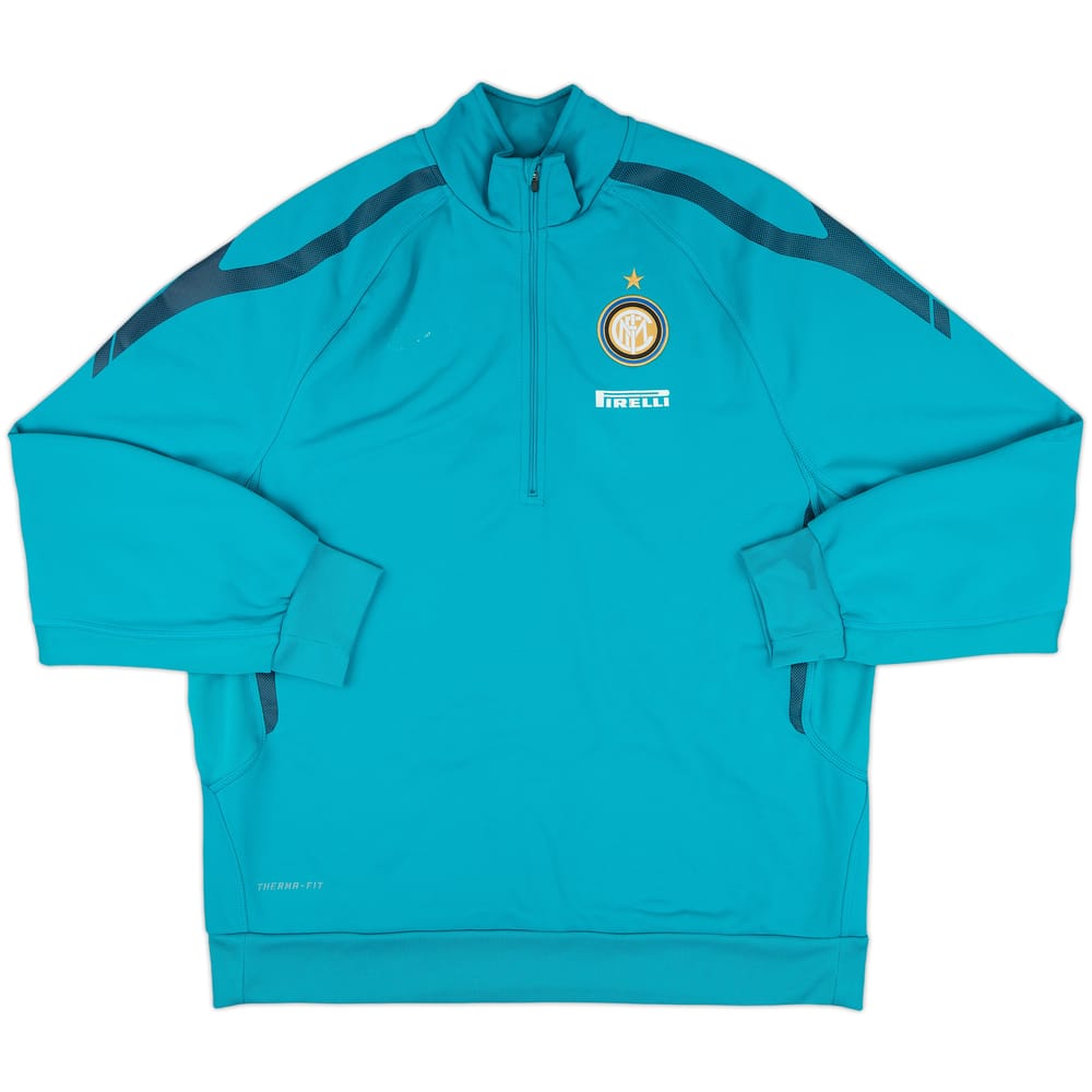 2010-11 Inter Milan Nike 1/2 Zip Sweat Top - 4/10 - (XXL)