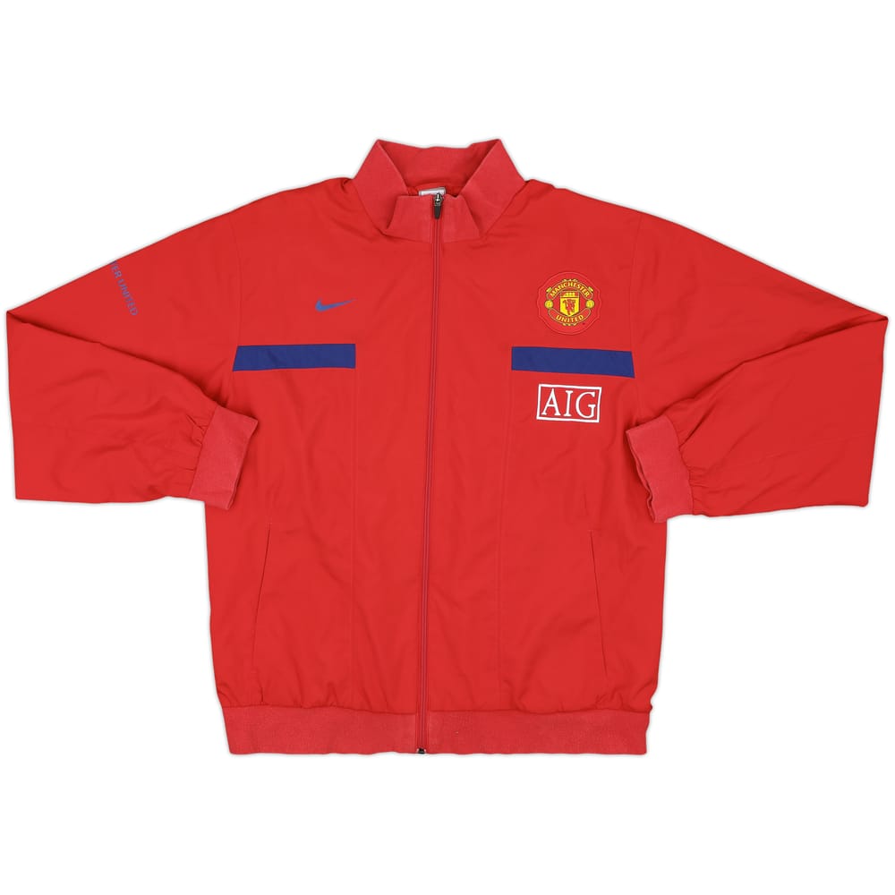 2009-10 Manchester United Nike Track Jacket - 8/10 - (L)