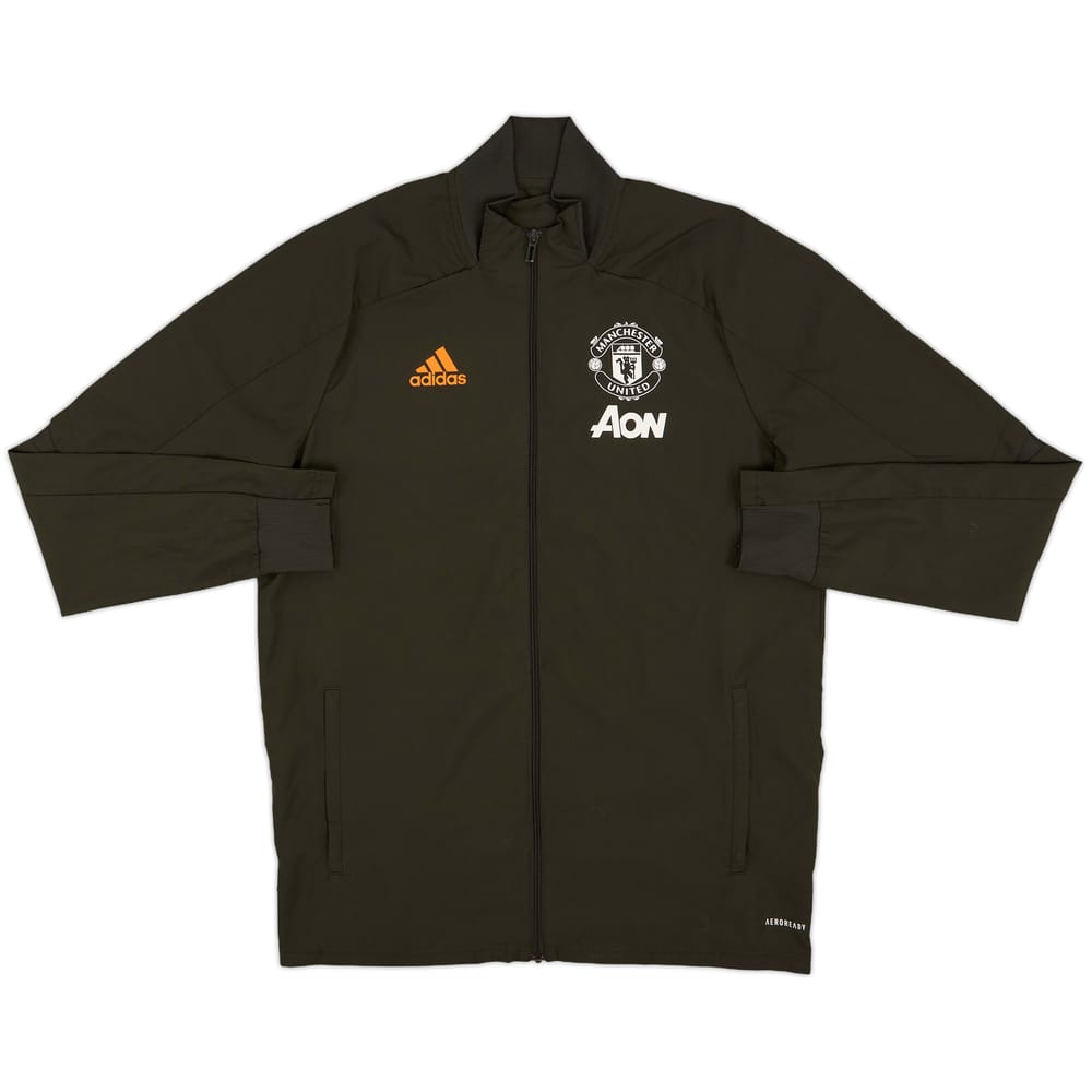 2020-21 Manchester United adidas Track Jacket - 8/10 - (XL.Boys)
