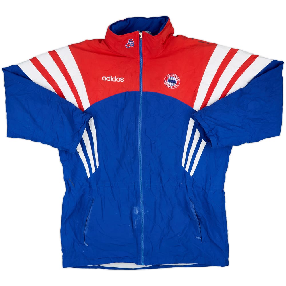 1995-96 Bayern Munich adidas Padded Bench Coat - 6/10 - (L)