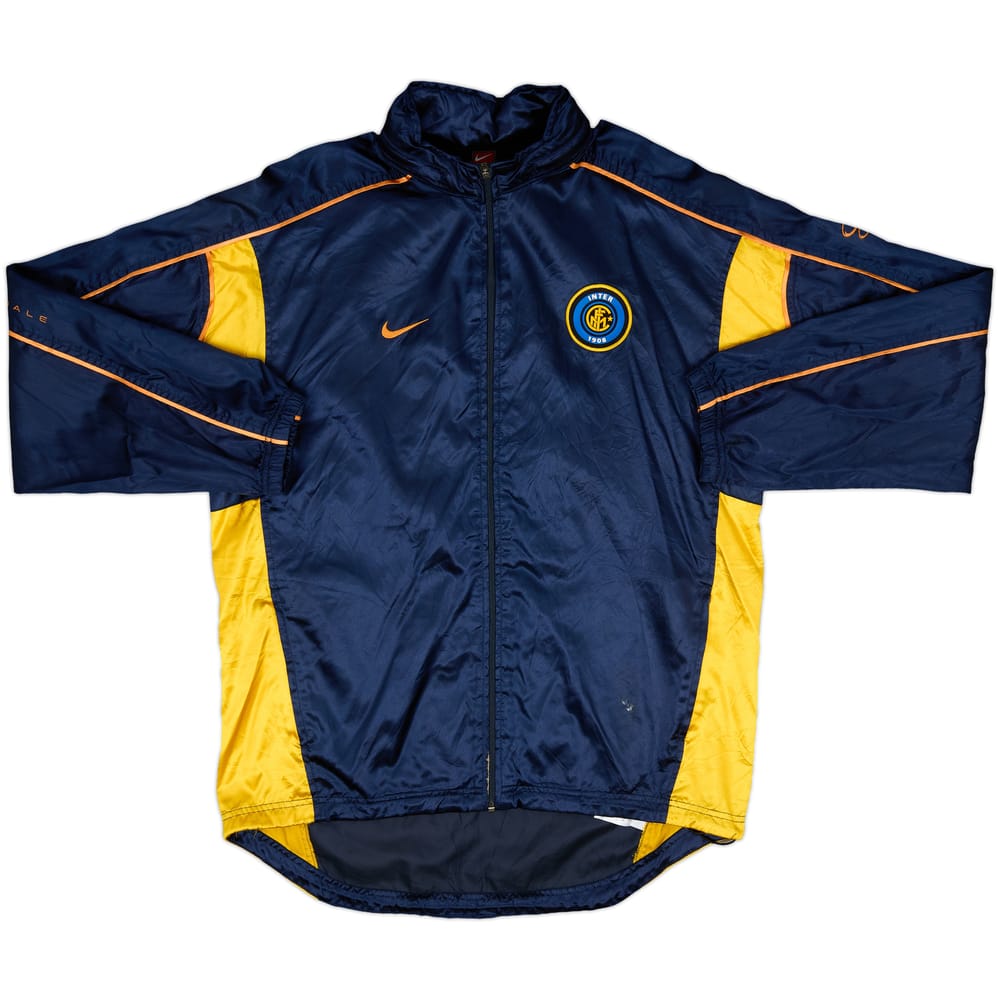 2001-02 Inter Milan Nike Hooded Rain Jacket - 8/10 - (M)