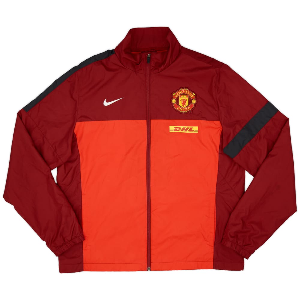 2013-14 Manchester United Nike Track Jacket - 9/10 - (L)