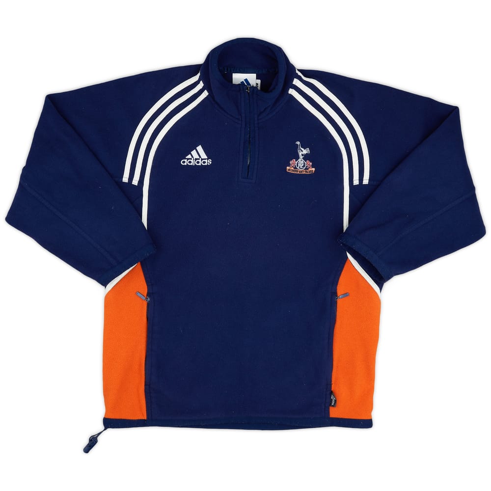 1999-00 Tottenham adidas 1/4 Zip Fleece Top - 8/10 - (L.Boys)