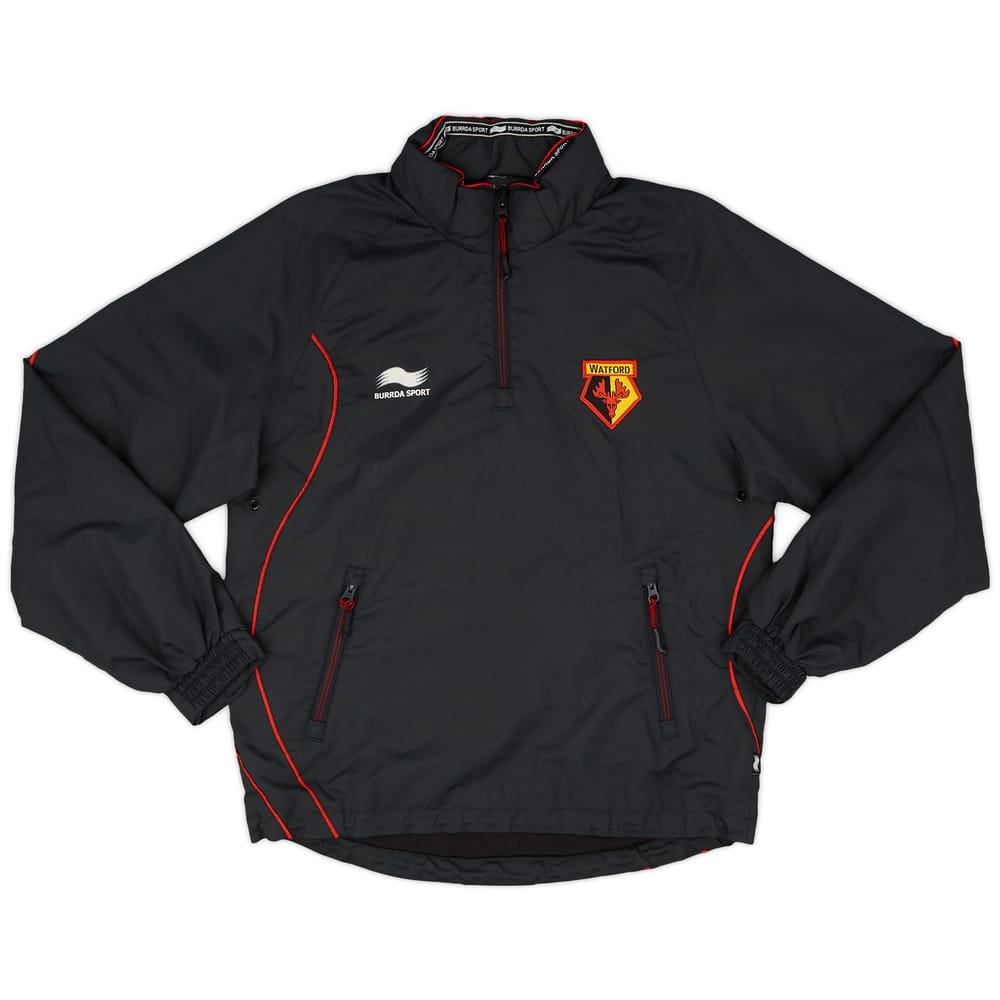 2010-12 Watford Burrda 1/4 Zip Hooded Rain Jacket - 7/10 - (S)