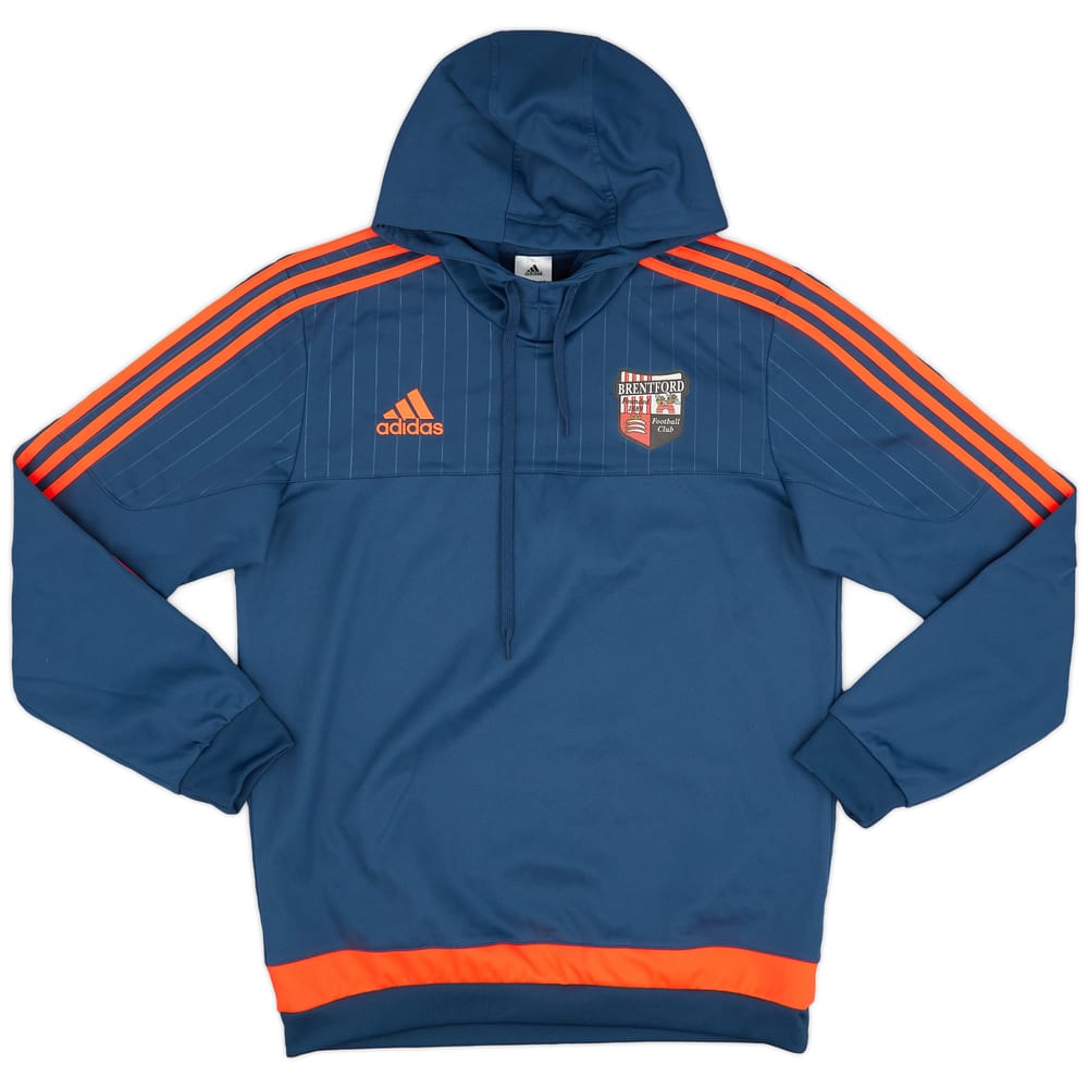 2015-16 Brentford adidas Hooded Top - 9/10 - (M)