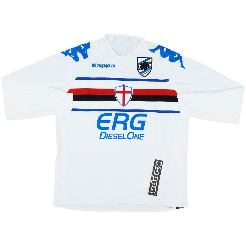 2007-08 Sampdoria Player Issue Away L/S Shirt (XL)