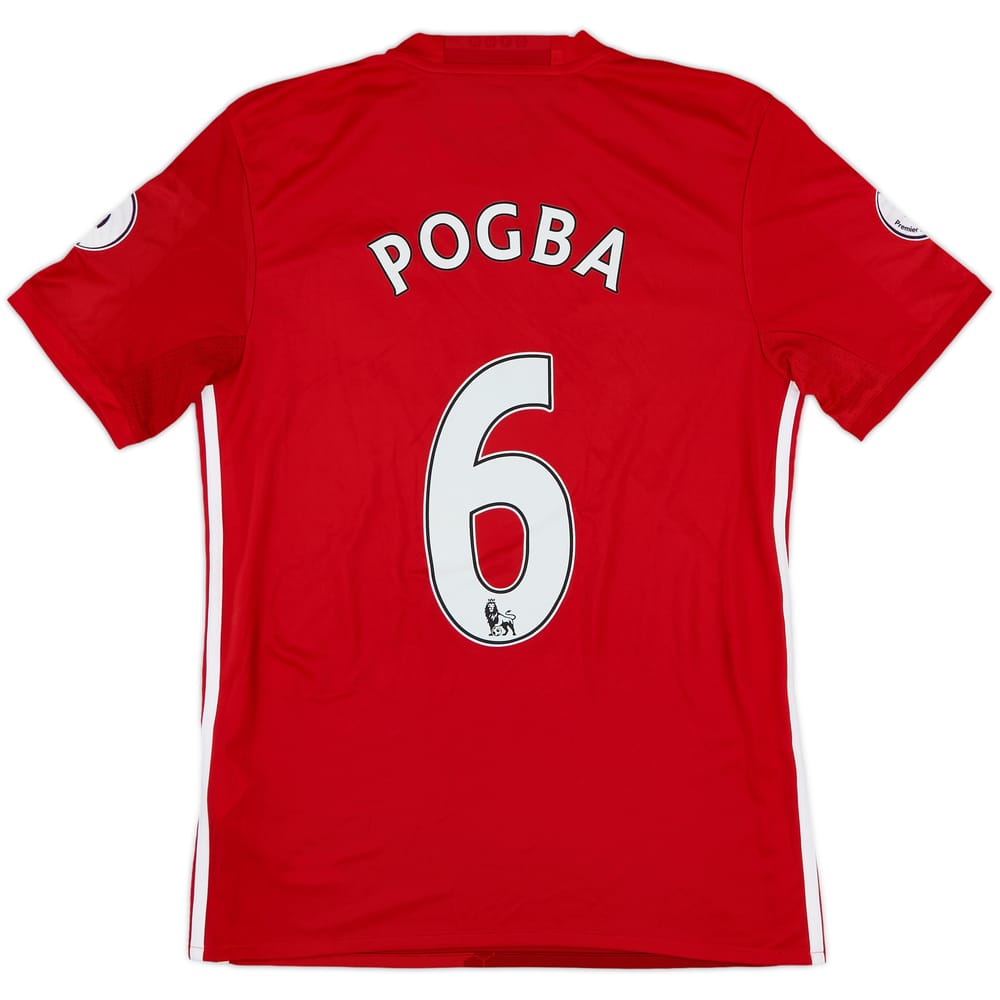 2016-17 Manchester United Home Shirt Pogba #6 (S)