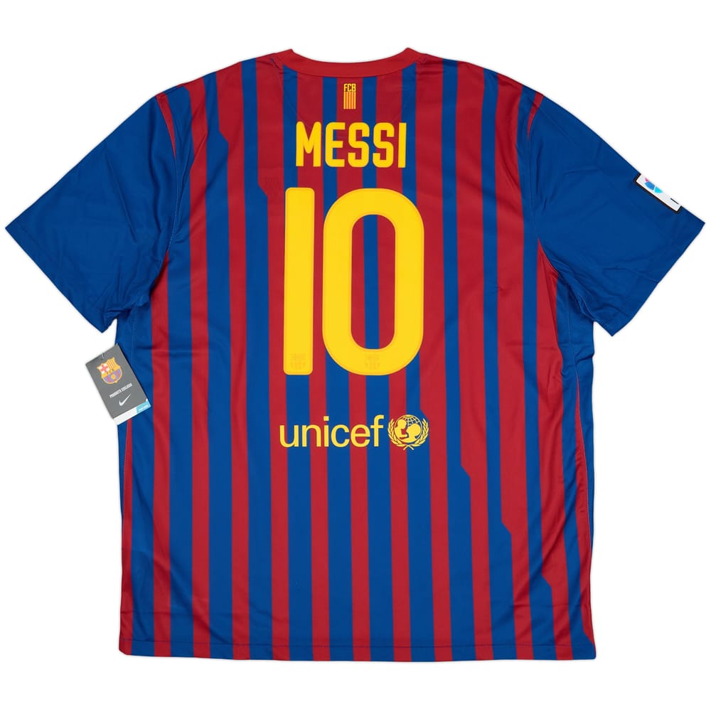 2011-12 Barcelona Home Shirt Messi #10 (XXL)