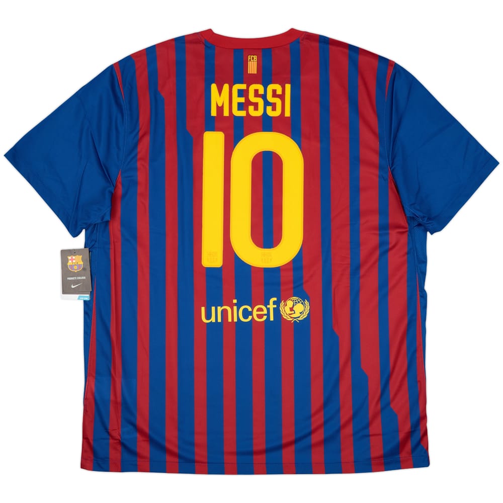 2011-12 Barcelona Home Shirt Messi #10 (XXL)