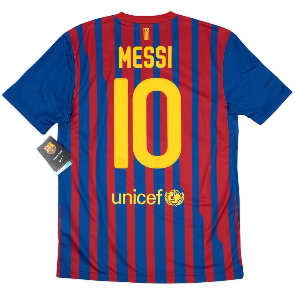 2011-12 Barcelona Home Shirt Messi #10 (M)