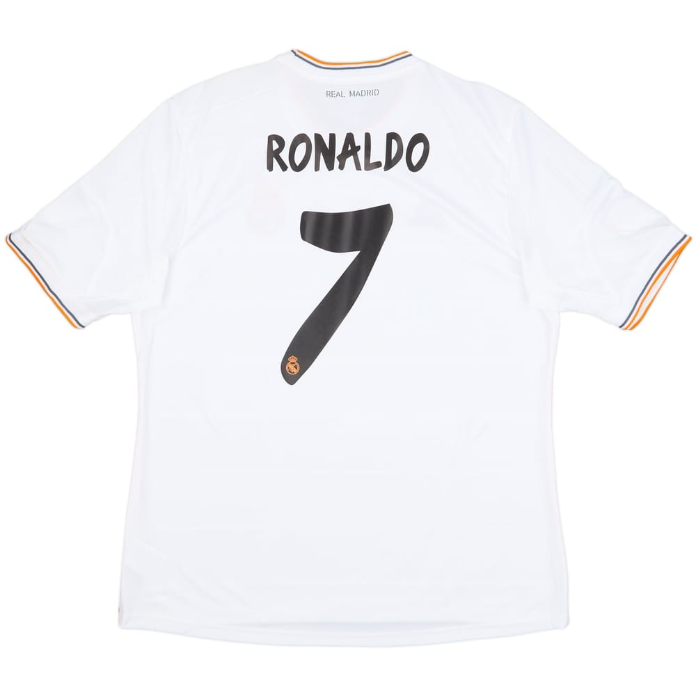 2013-14 Real Madrid Home Shirt Ronaldo #7 (XL)