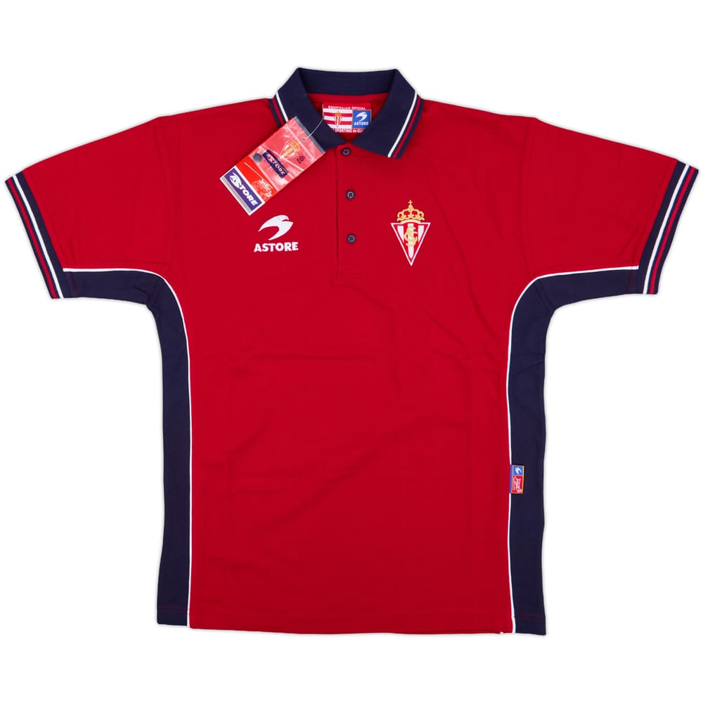 2008-09 Sporting Gijon Astore Polo Shirt (S)