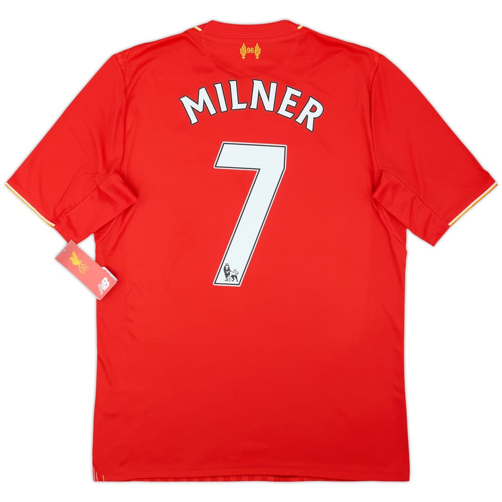 2015-16 Liverpool Home Shirt Milner #7 (S)