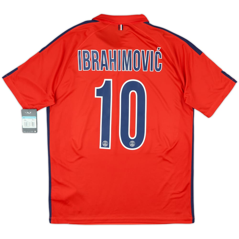 2014-15 Paris Saint-Germain Third Shirt Ibrahimovic #10 (L)