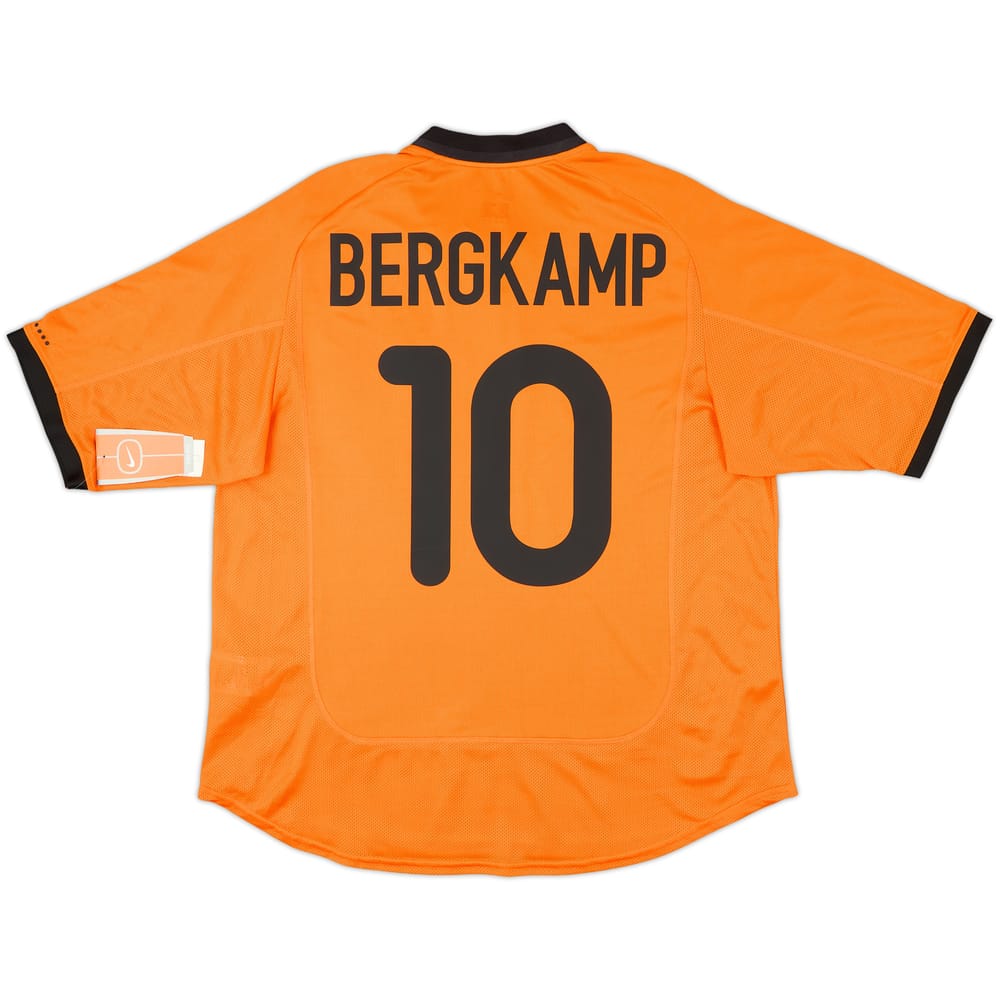 2000-02 Netherlands Home Shirt Bergkamp #10 (L)
