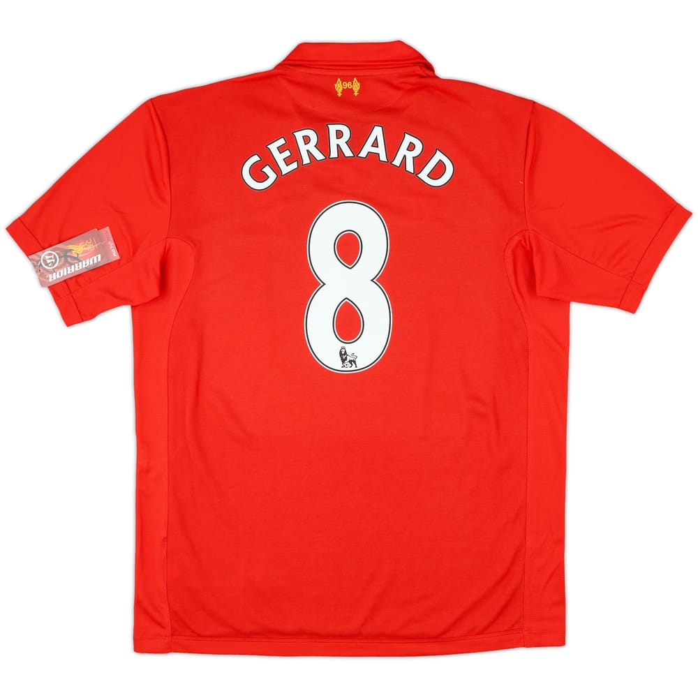 2012-13 Liverpool Home Shirt Gerrard #8 (XL)