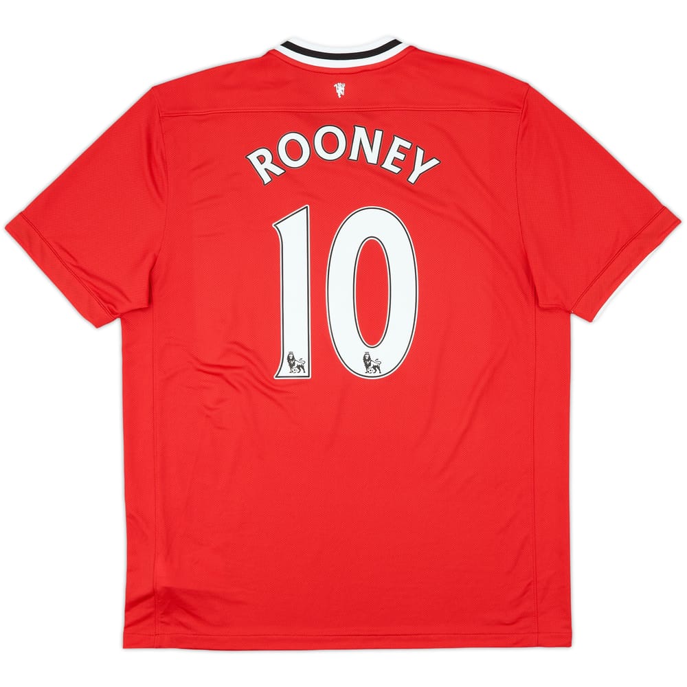 2011-12 Manchester United Home Shirt Rooney #10 (XL)