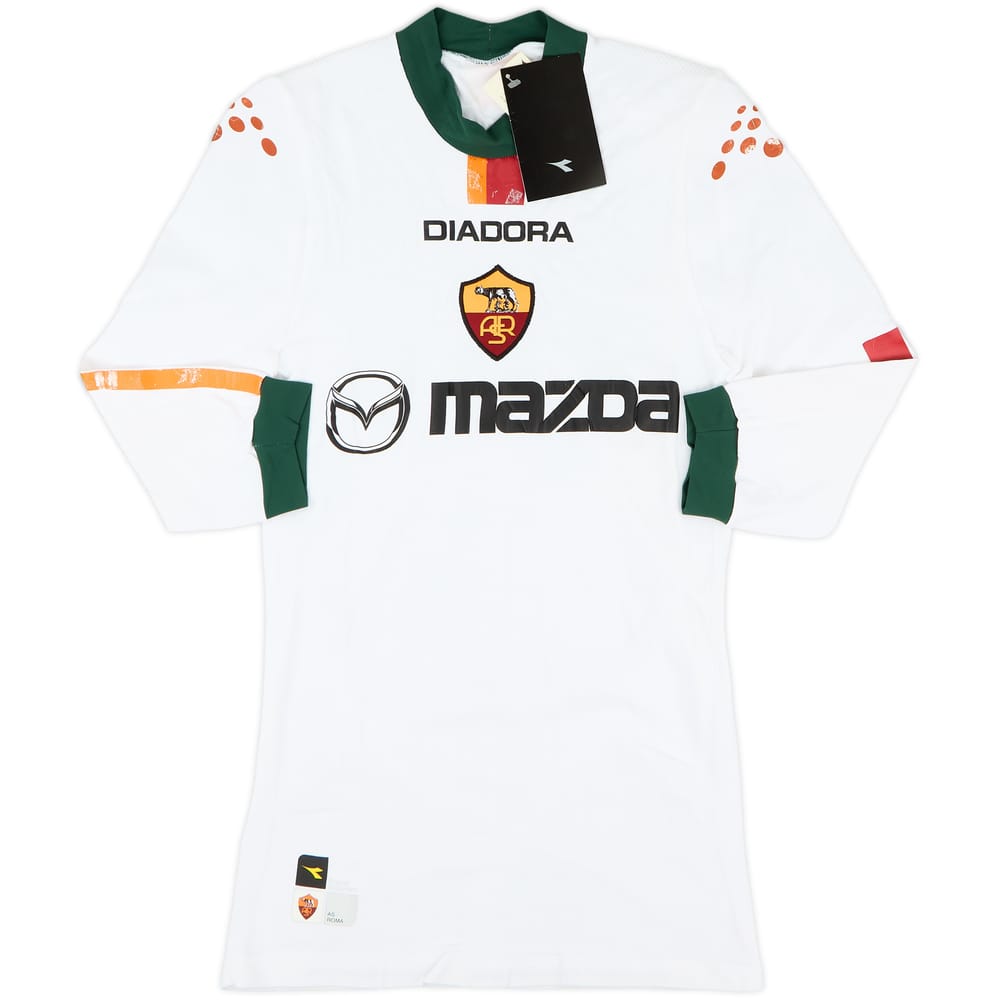 2004-05 Roma Player Issue European Away L/S Shirt (S/M)