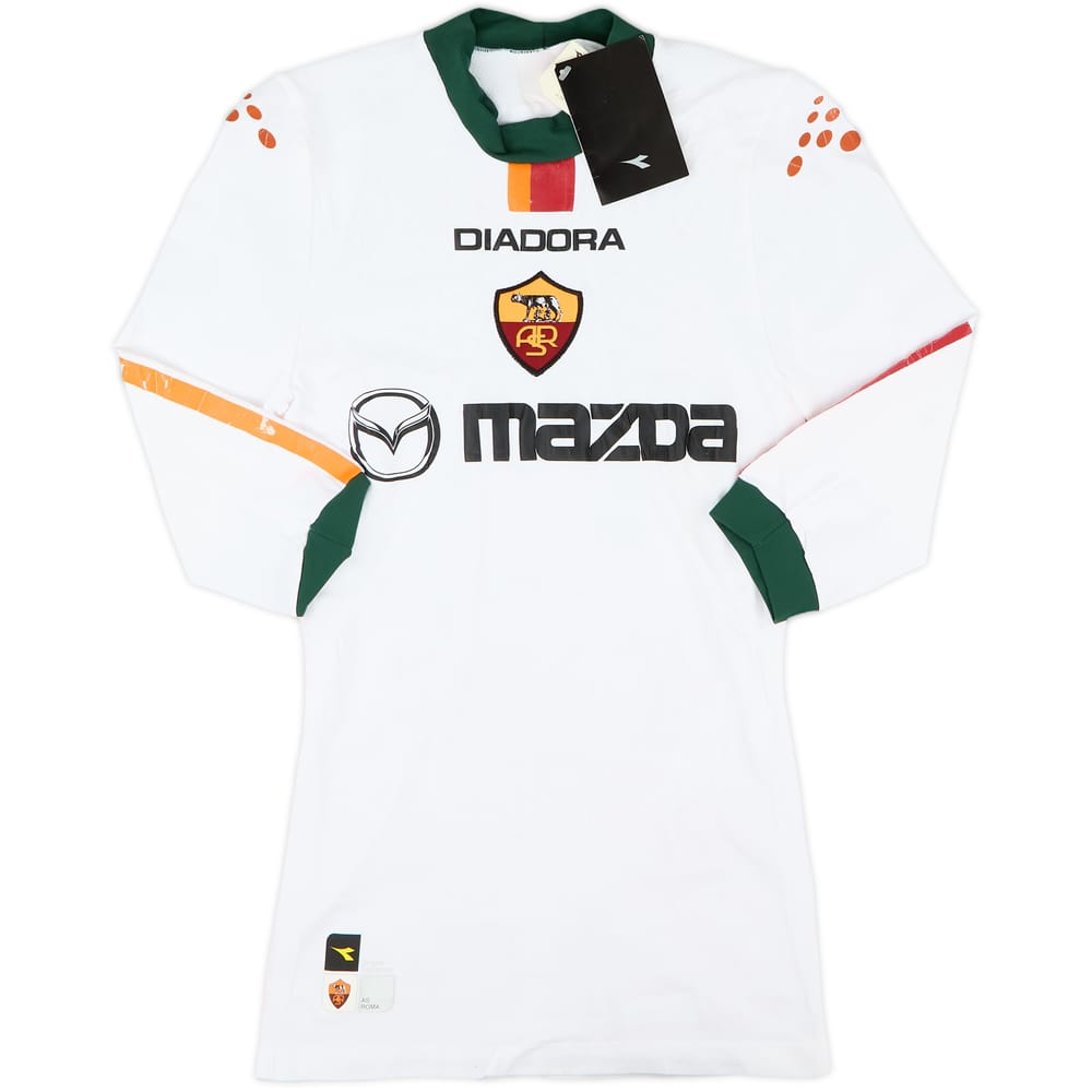 2004-05 Roma Player Issue European Away L/S Shirt (S/M)