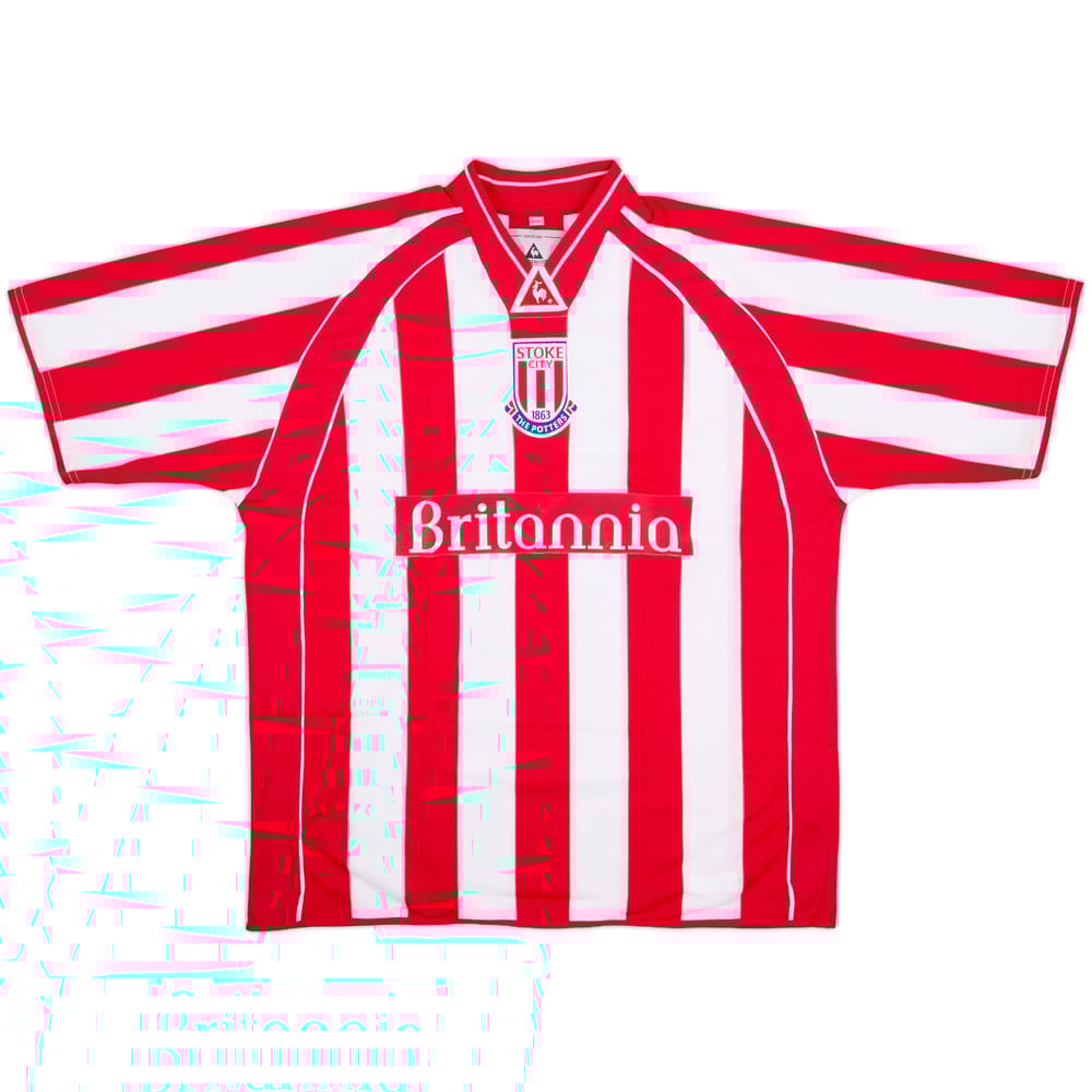 2001-03 Stoke City Home Shirt - 8/10 - (L)
