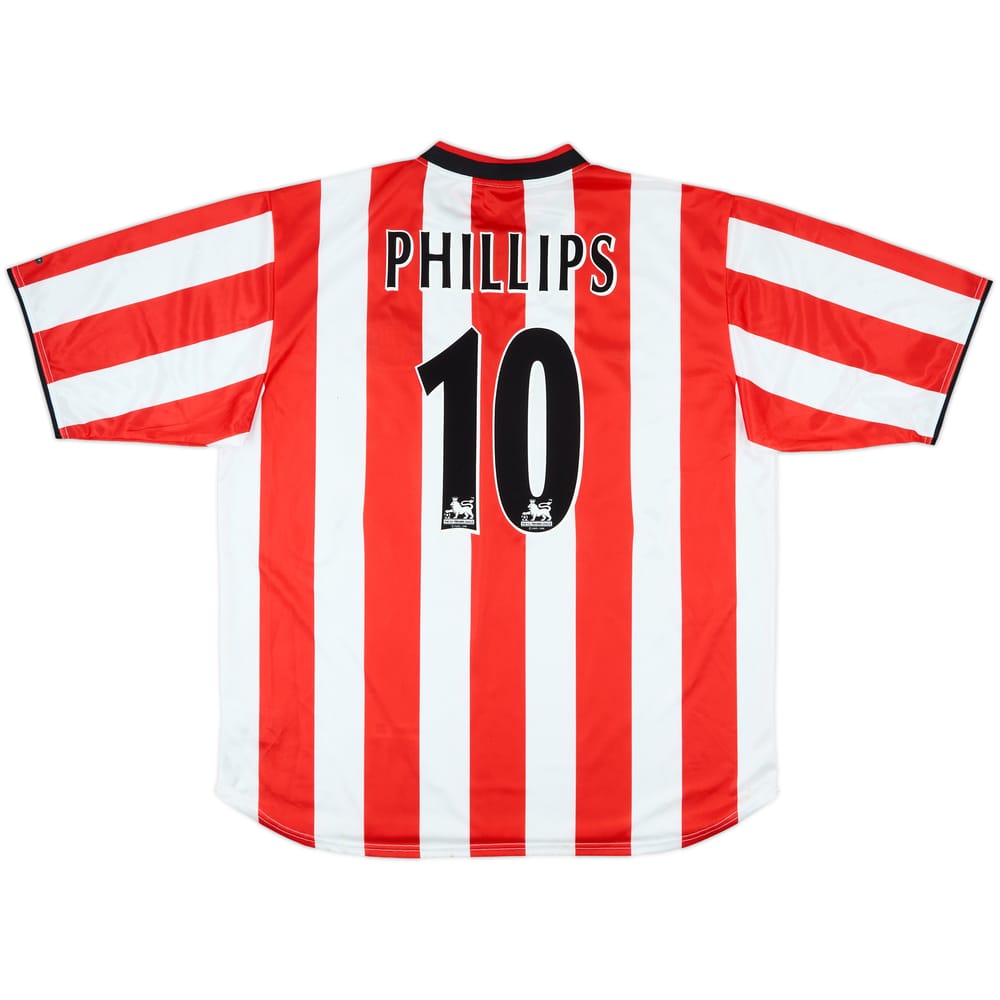 2000-02 Sunderland Home Shirt Phillips #10 (XXL)