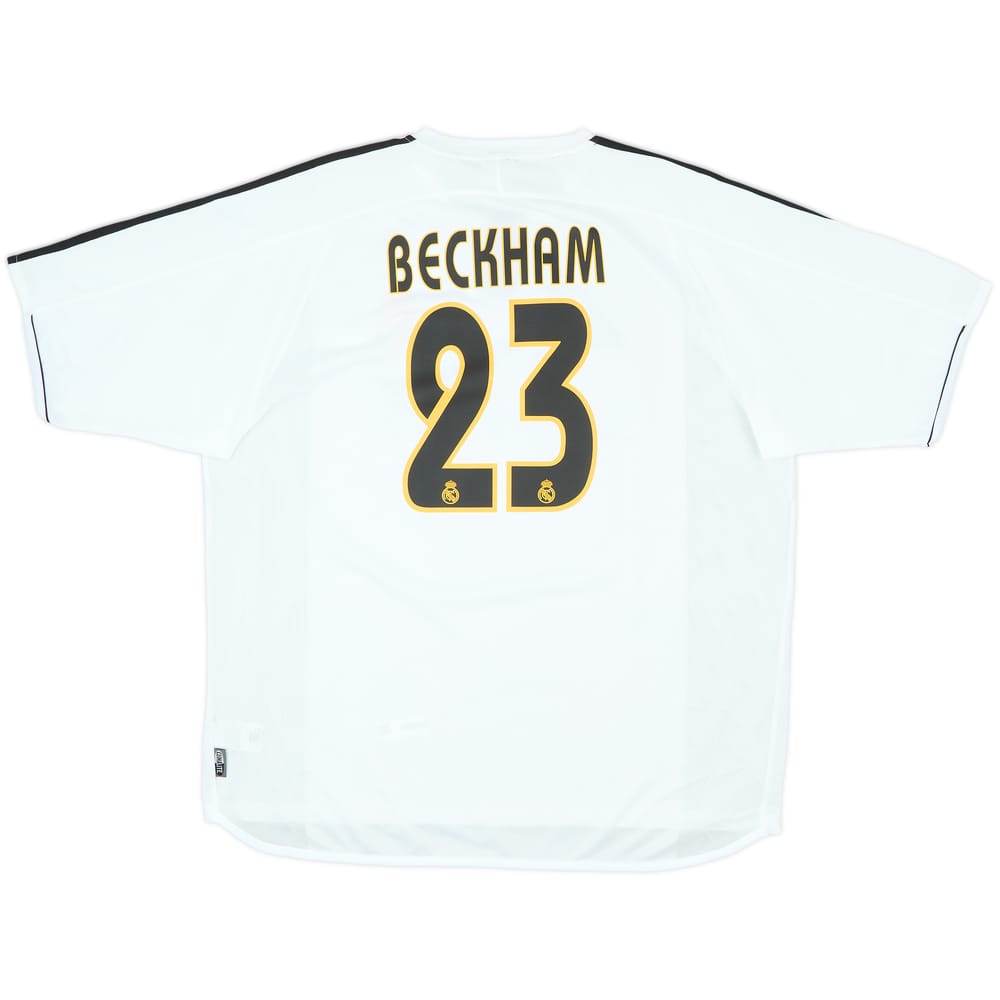 2003-04 Real Madrid Home Shirt Beckham #23 (XL)