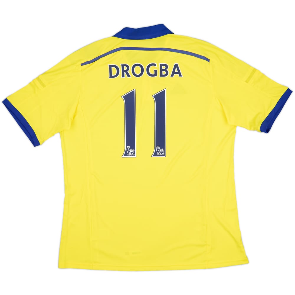 2014-15 Chelsea Away Shirt Drogba #11 (XL)