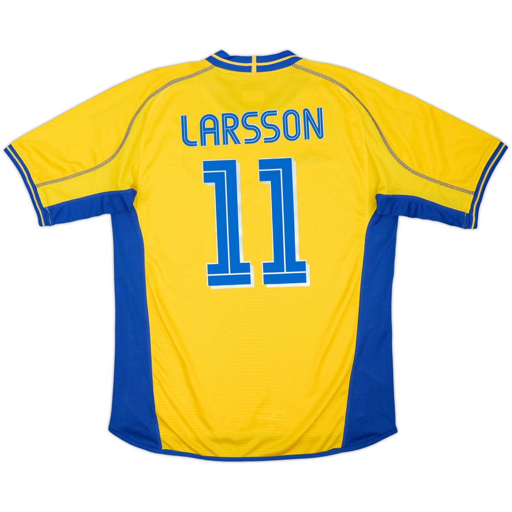 2003-04 Sweden Home Shirt Larsson #11 - 6/10 - (L)