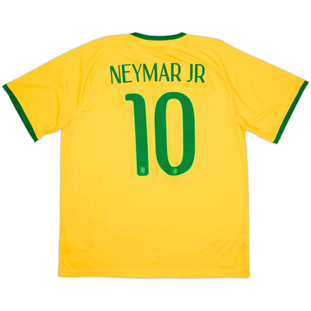 2014-15 Brazil Home Shirt Neymar Jr #10 (XL)