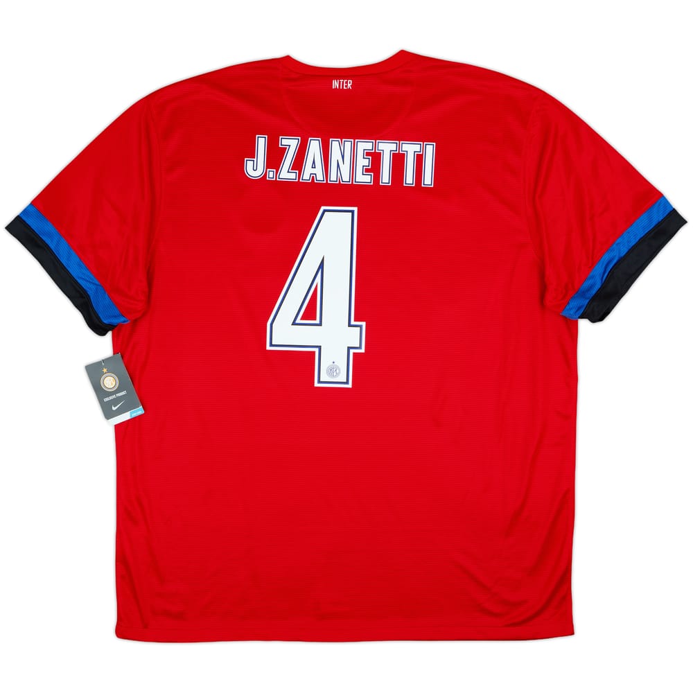 2012-13 Inter Milan Away Shirt J. Zanetti #4 (XXL)