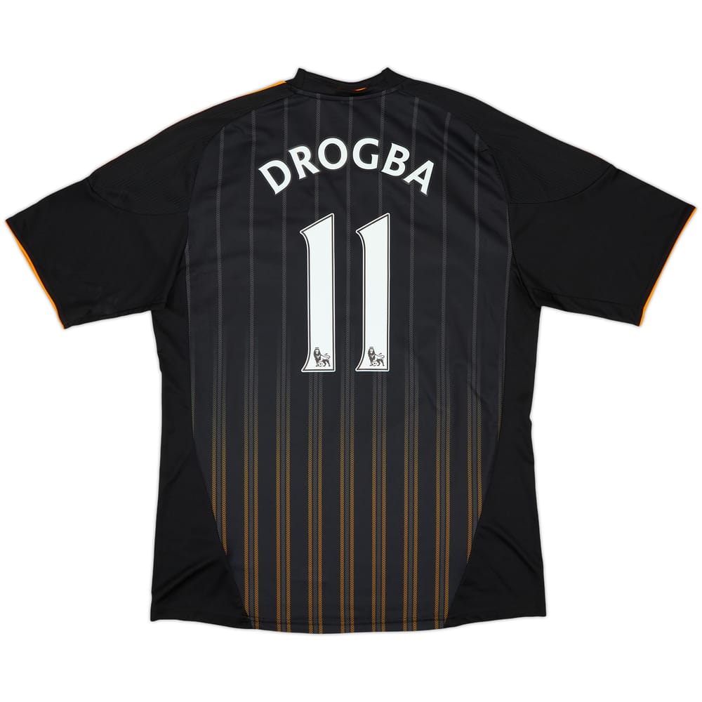 Camiseta de visitante del Chelsea 2010-11 Drogba #11 (L)