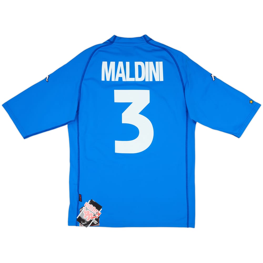 2000-01 Italy Home Shirt Maldini #3 (XXL)