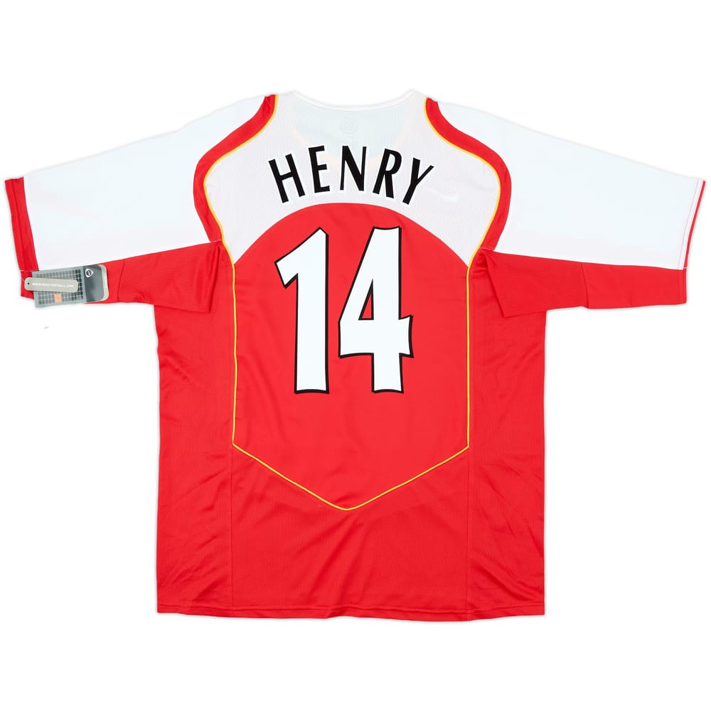 2004-05 Arsenal Home Shirt Henry #14 (XL)