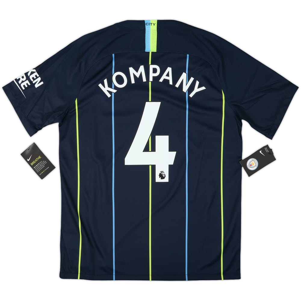 2018-19 Manchester City Away Shirt Kompany #4 (M)