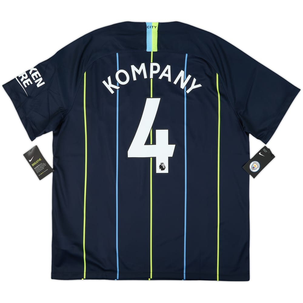 2018-19 Manchester City Away Shirt Kompany #4 (XL)