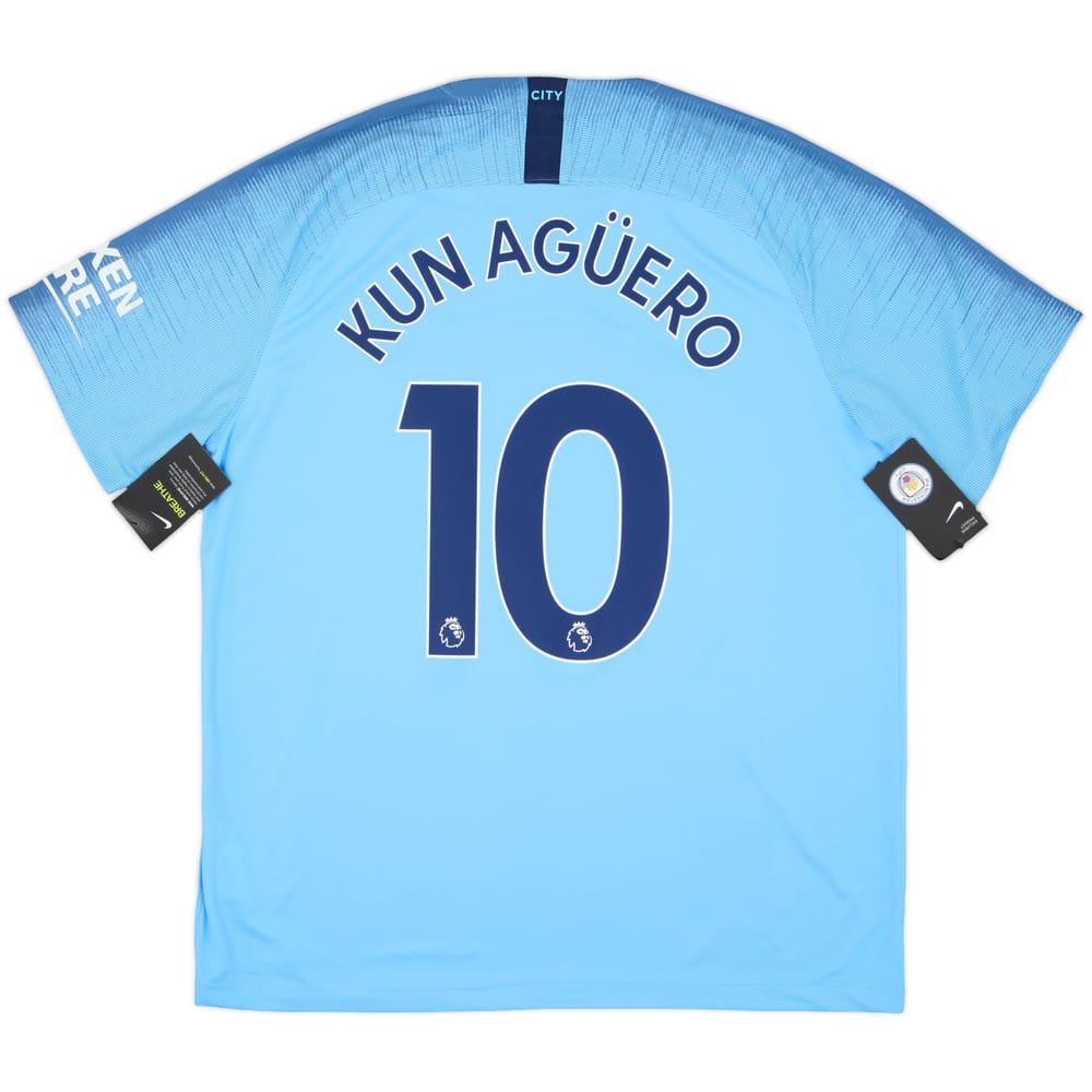2018-19 Manchester City Home Shirt Kun Aguero #10 (XL)