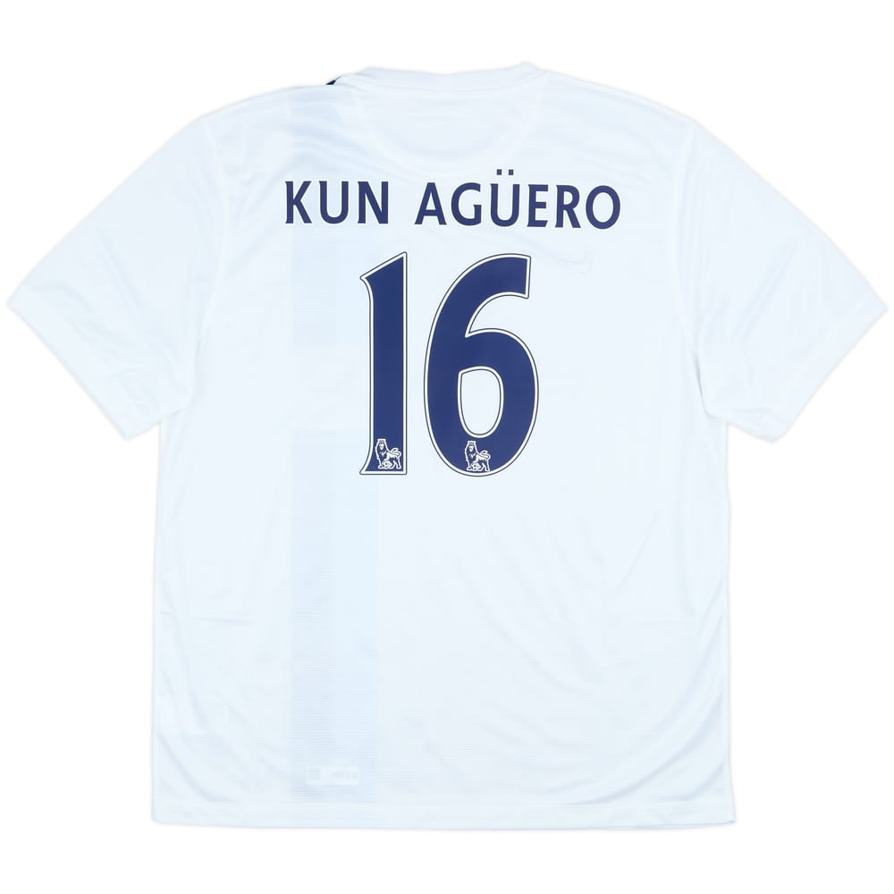 2013-14 Manchester City Third Shirt Kun Aguero #16 (XL)