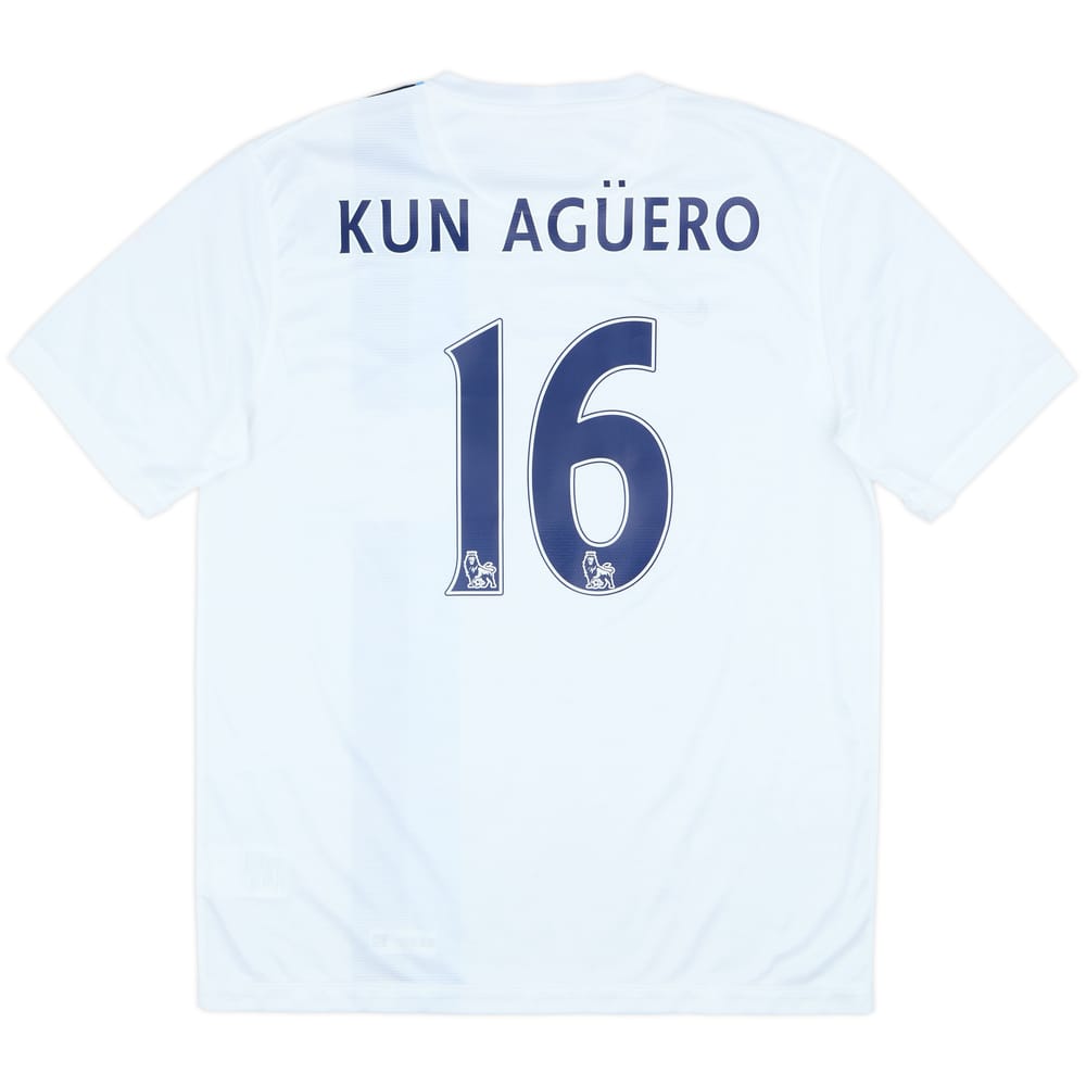 2013-14 Manchester City Third Shirt Kun Aguero #16 (L)