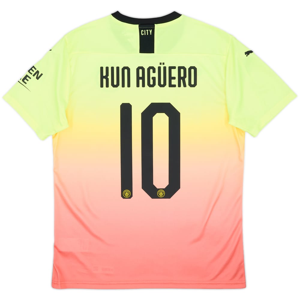 2019-20 Manchester City Third Shirt Kun Aguero #10 (M)