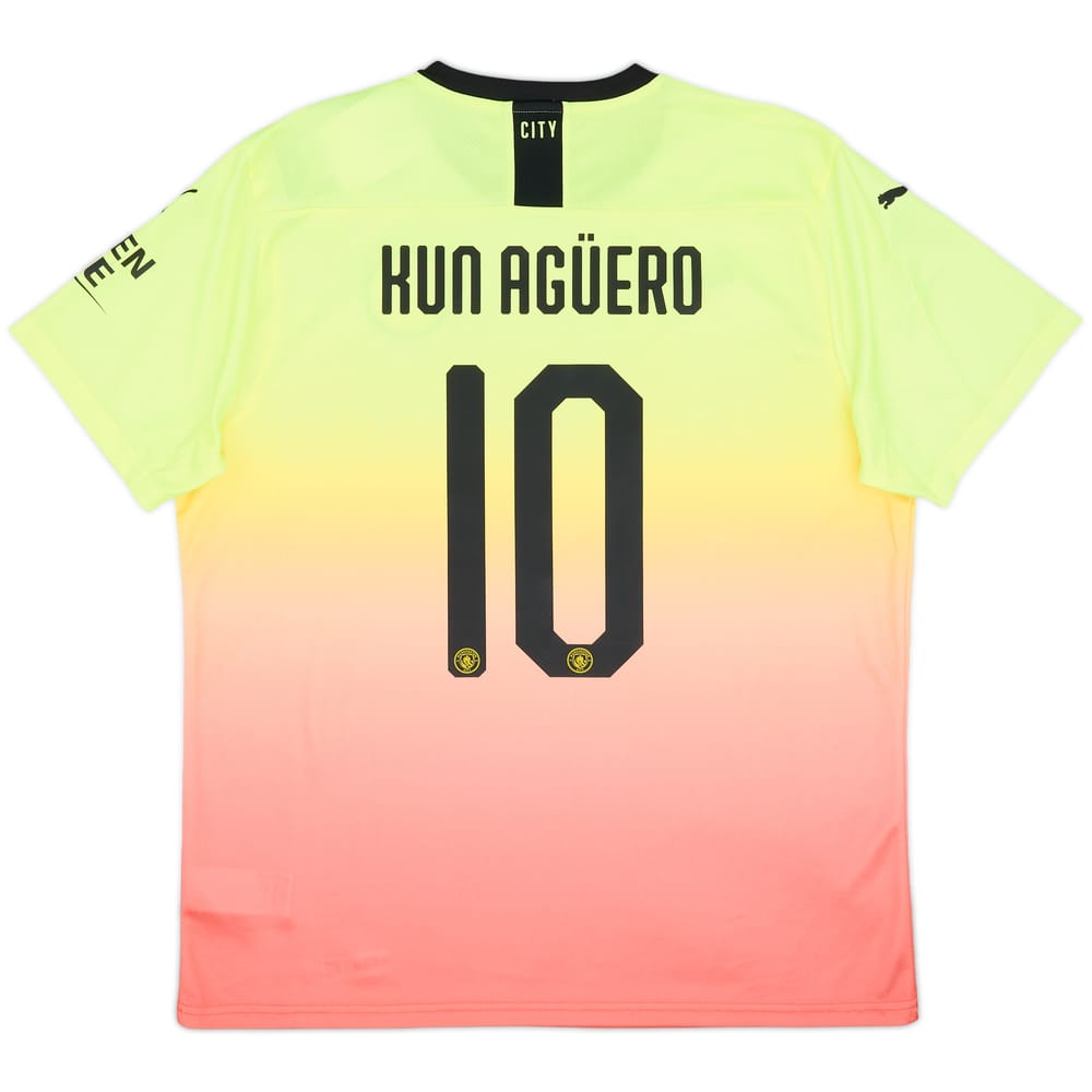 2019-20 Manchester City Third Shirt Kun Aguero #10 (XL)