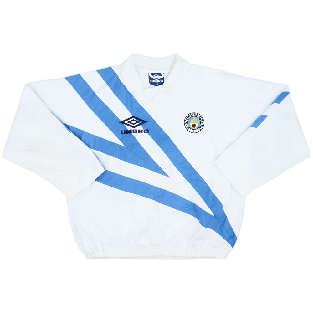 1991-93 Manchester City Umbro Drill Top - 7/10 - (M)