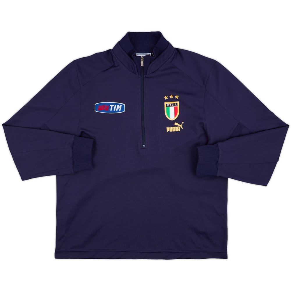 2004-06 Italy Puma 1/2 Zip Sweat Top - 9/10 - (XL)